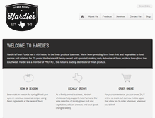 Tablet Screenshot of hardies.com